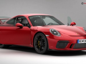 porsche 911 gt3 2018 3D Model