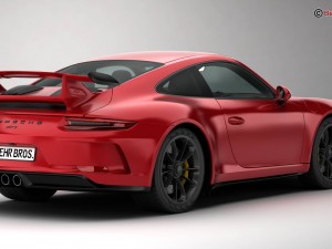 porsche 911 gt3 2018 3D Model
