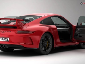 porsche 911 gt3 2018 3D Model
