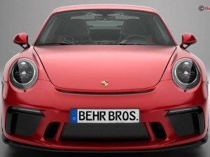 porsche 911 gt3 2018 3D Model