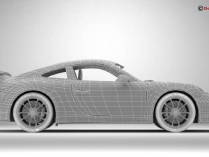porsche 911 gt3 2018 3D Model
