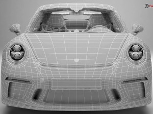 porsche 911 gt3 2018 3D Model