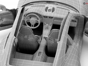 porsche 911 gt3 2018 3D Model