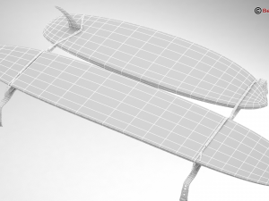 3d volkswagen t1 accessories 3D Модель