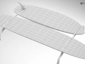 3d volkswagen t1 accessories 3D Model