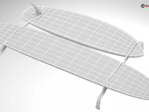 3d volkswagen t1 accessories 3D Model
