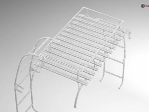 3d volkswagen t1 accessories 3D Model