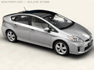 toyota prius 2010 3D-Modell