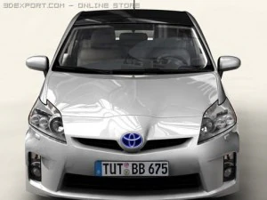 toyota prius 2010 3D Model