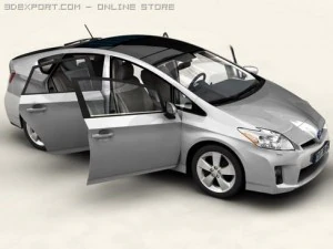 toyota prius 2010 3D Model