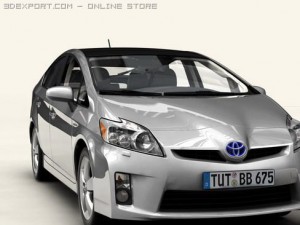 toyota prius 2010 3D 모델