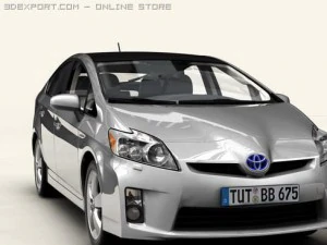 toyota prius 2010 3D Model