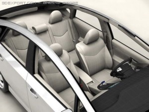 toyota prius 2010 3D 모델
