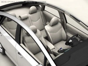 toyota prius 2010 3D Model