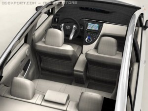 toyota prius 2010 3D 모델