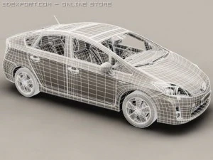 toyota prius 2010 3D Model
