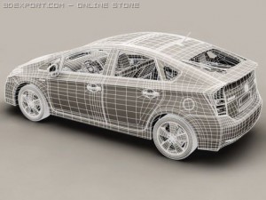 toyota prius 2010 3D 모델