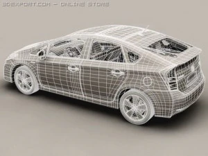 toyota prius 2010 3D Model