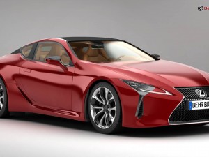 lexus lc 500 eu 2018 3D 모델