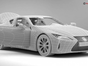 lexus lc 500 eu 2018 3D 모델