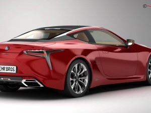 lexus lc 500 eu hybrid 2018 Modello 3D