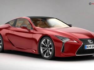 lexus lc 500 us 2018 3D Model
