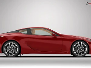 lexus lc 500 us 2018 3D Model