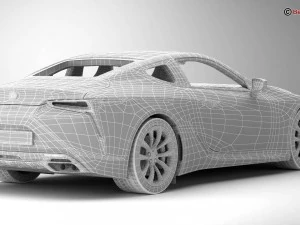 lexus lc 500 us 2018 3D Model
