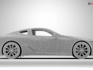 lexus lc 500 us 2018 3D Model