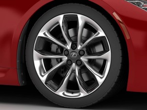 lexus lc 500 us hybrid 2018 Model 3D