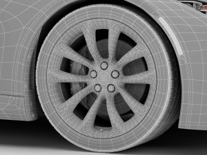 lexus lc 500 us hybrid 2018 Model 3D