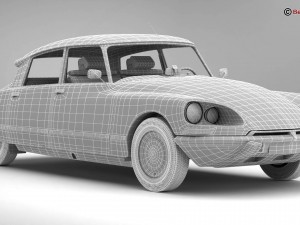 citroen ds 23 pallas Modelo 3D