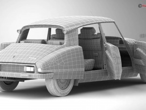 citroen ds 23 pallas Modelo 3D