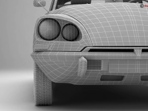 citroen ds 23 pallas Modelo 3D