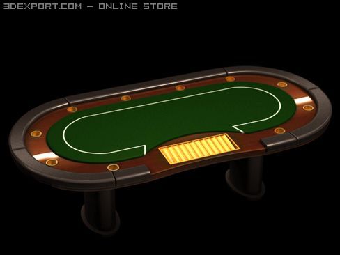 Mesa De Póquer 3D Modelos para Descargar