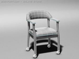 casino chair 3D Модель