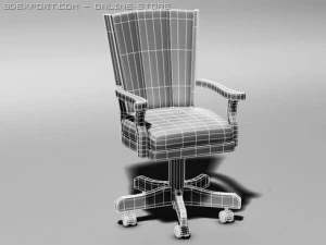 집행 의자 3D 모델