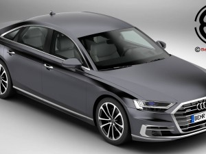 audi a8 2018 3D Model