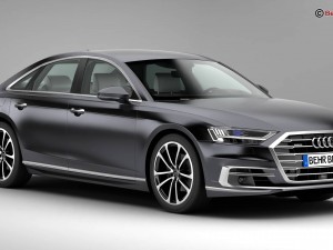 audi a8 2018 3D Model