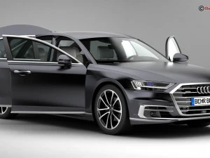 audi a8 2018 3D Model