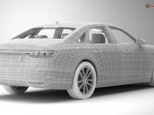 audi a8 2018 3D Model