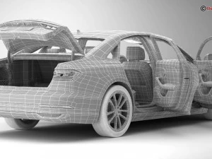 audi a8 2018 3D Model