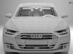 audi a8 2018 3D Model