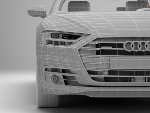 audi a8 2018 3D Model