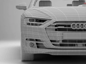 audi a8 2018 3D Model