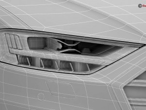 audi a8 2018 3D Model