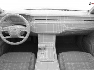 audi a8 2018 3D Model