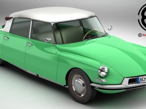citroen ds 19 Modelo 3D