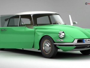 citroen ds 19 3Dモデル