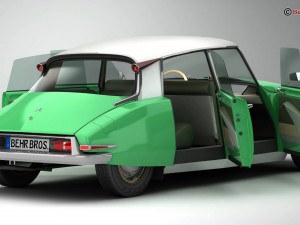 citroen ds 19 3Dモデル
